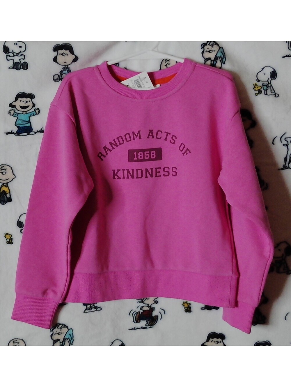 Epic Threads Pink Sweatshirt XS 5-6 Random Acts of Kindness